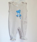 Dupačky bavlna sieťotlač grey šedá 56