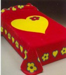 175 160x220 strawbery jahodovočervená deka