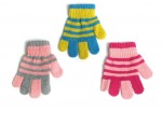 Rukavičky 5 prstové R-117 DB mix farieb 14,16 cm