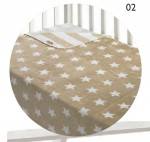 B55 stars 80x110 02 beige béžová deka