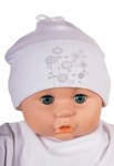 Čiapka Cr-Cz086b Kvetinka white biela 34 36 38 40 42