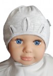 Čiapka WJ-Cz165 viazanie Slzičky grey šedá 36 38 40 42 44