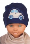 Čiapka WJ-Cz522b Autíčko navy blue tmavomodrá 50 52 54