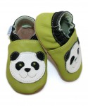 Capačky BA 038 kožené Panda green zelená 18/19  6-12 mes.
