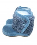 Capačky BW 005 kožené mikroplyš blue modrá 16/17 0-6 mes
