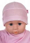 Čiapka Cr-Cz020 Sieťka pink ružová 34 36 38 40 42