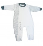 Dupačky dlhý rukáv zapínanie bočné grey šedá lem čierno šedá 68