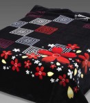 253 220x240 black čierna deka