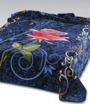 229 220x240 navy blue tmavomodrá deka