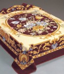 151 220x240 burgundy bordová deka