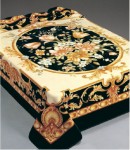 151 220x240 black čierna deka