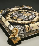 126 160x220 black čierna deka