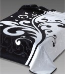 5226 220x240 black čierna deka