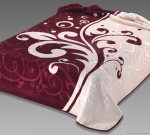 5226 220x240 burgundy bordová deka