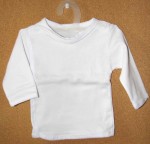 Košielka B vrúbková white biela 62