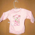 Košielka B potlač pink ružová 62