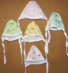 Čiapka kojenecká 1 bavlna potlač mix farieb