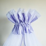 Baldachýn 400x170 moskytiera lillac fialová