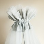 Baldachýn 400x170 moskytiera grey šedá