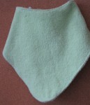 Šálik suchý zips froté green zelená