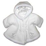 Kabátik slávnostný ND 62 68 74 80 white biela