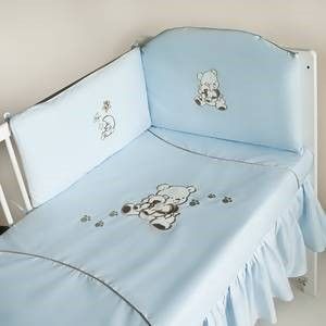 PS 3D 100x135 40x60 180x40 Výš. blue modrá K macko s labkami