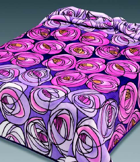 250 160x220 lillac fialová deka