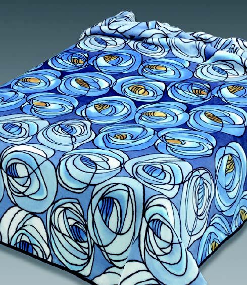 250 160x220 blue modrá deka