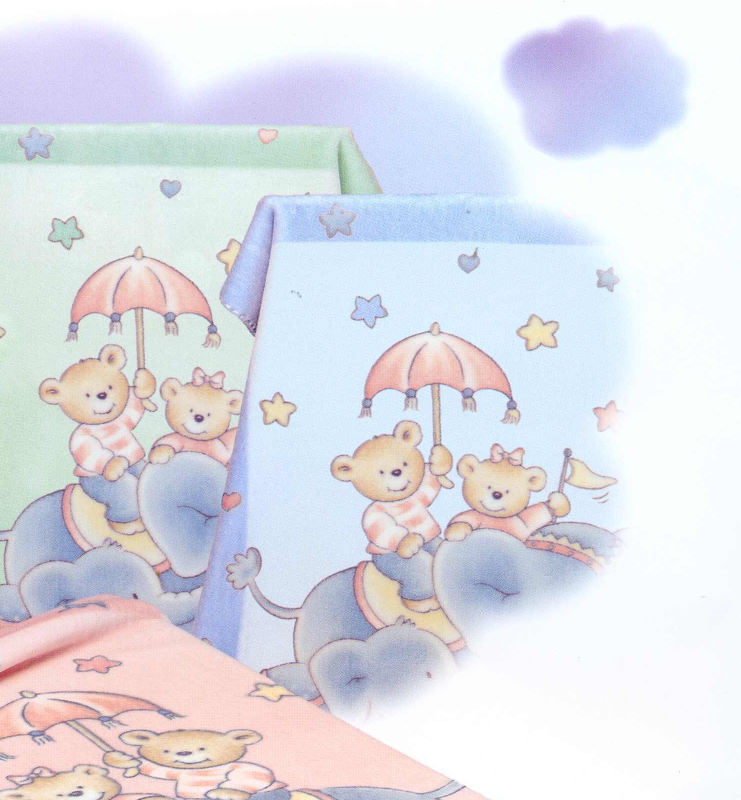 622 100x120 blue modrá deka