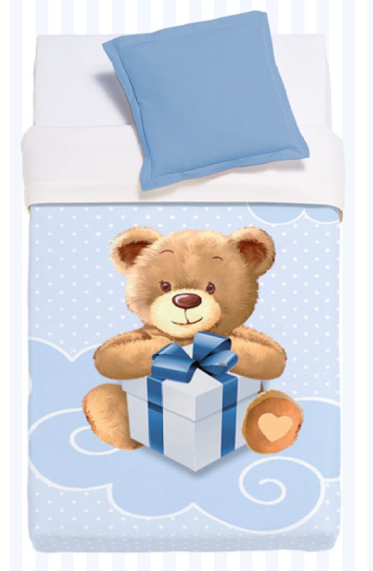 Baby VIP 508 c08 110x140 blue modrá deka