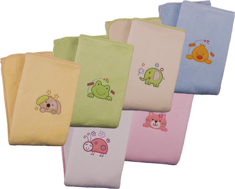 591 80x90 mikroplyš white biela deka výšivka