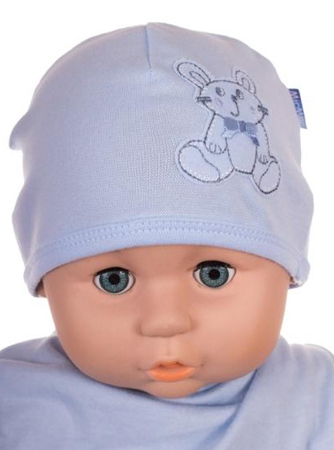 Čiapka Cr-Cz009 Králiček blue modrá 36 38 40 42