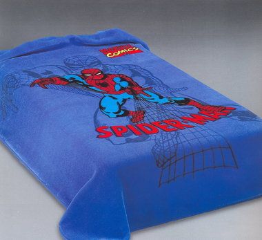 Spiderman/160x220/blue modrá deka