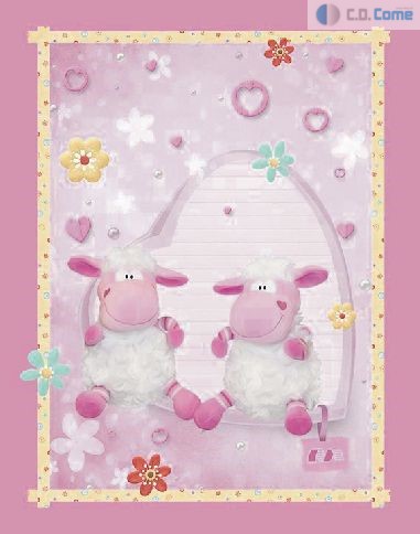 009 Piccola 80x110 04 pink ružová deka