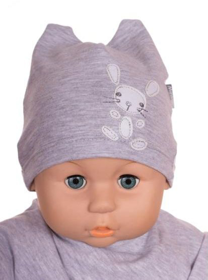 Čiapka Cr-Cz037 Zajko grey šedá 34 36 38 40 42