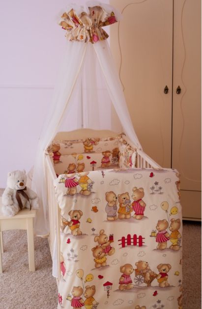 PS 1+1 100x135 40x60 BA potlač beige béžová K macko plotík