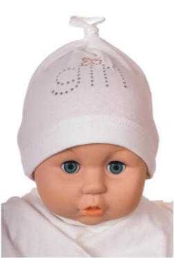 Čiapka Cr-Cz043 Girl white biela 34 36 38 40 42