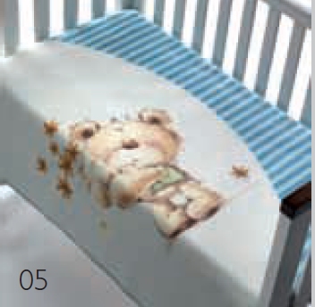 011 Piccola 80x110 05 blue modrá deka