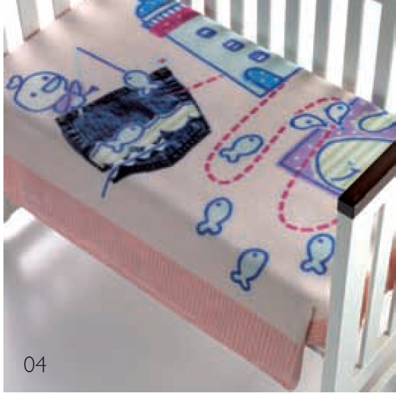 055 Magic Baby 80x110 04 pink ružová deka