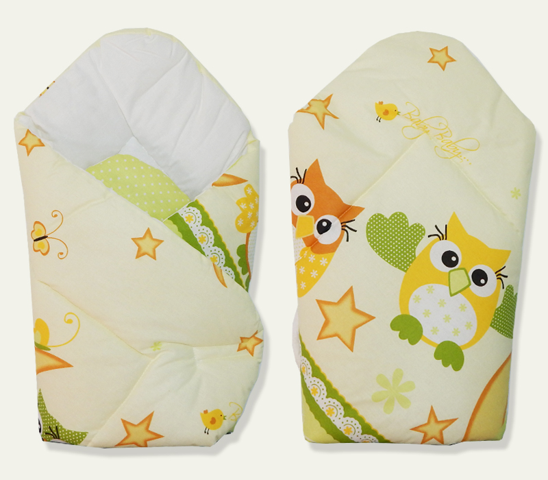 Zavinovačka hladká 80x80 potlač green zelená K sova