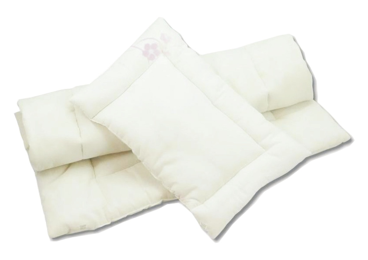 Paplón 090x130 40x60 100% Bavlna antialergický biely ľahučký