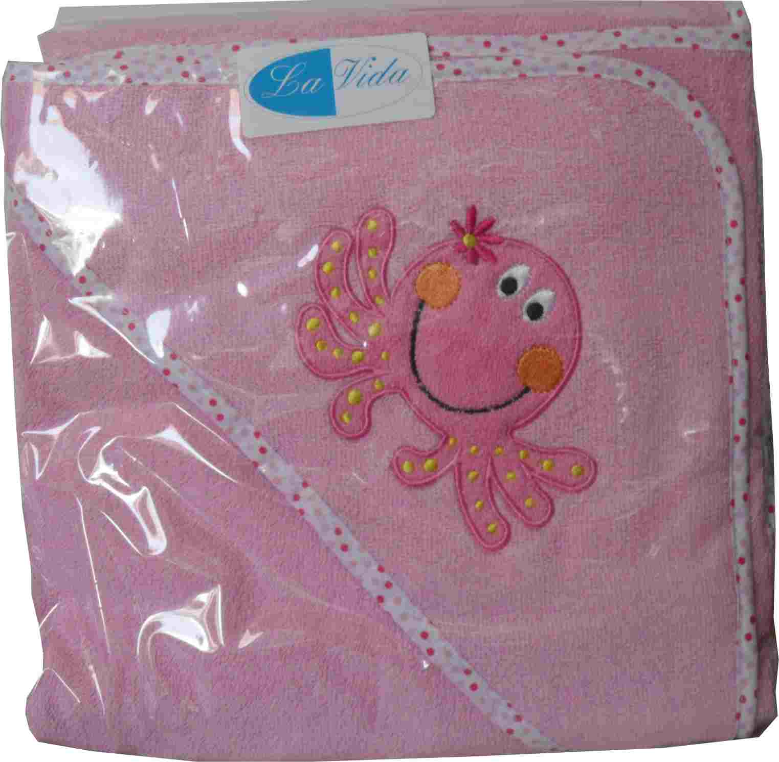 600 triangolo pink ružová osuška 90x110cm towel 010