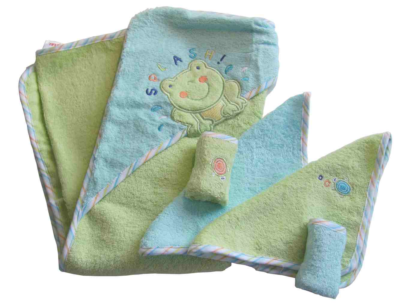 600 triangolo green zelená osuška 80x80 cm 4x žinka  Froté