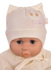 Čiapka Cr-Cz523 viazanie Hrošík beige béžová 36 38 40 42 44