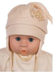 Čiapka WJ-Cz035 viazanie Sabinka beige béžová 36 38 40 42 44