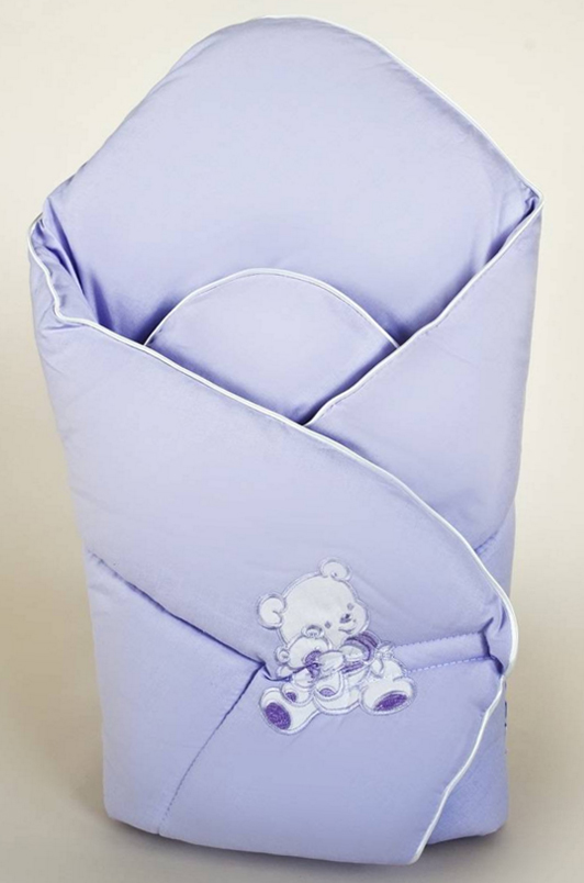 Zavinovačka hladká 80x80 Macko labky lillac fialová bez výstuže