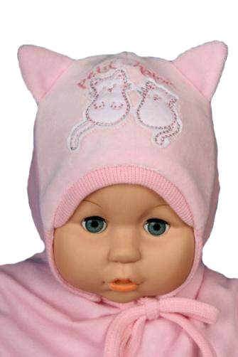 Čiapka WJ-Cz116 viazanie Mačičky mix farieb 36 38 40 42 44