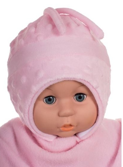 Čiapka Z-Cz074 viazanie Madia pink ružová 36 38 40 42 44 46