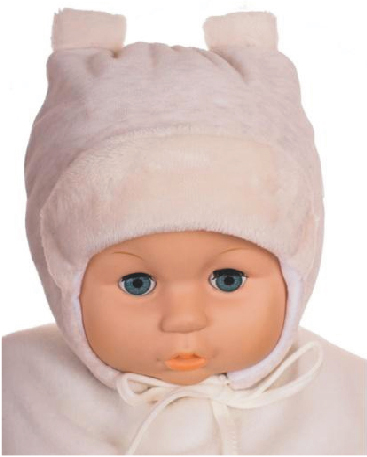 Čiapka Z-Cz070 viazanie Žirafa beige béžová 36 38 40 42 44 46