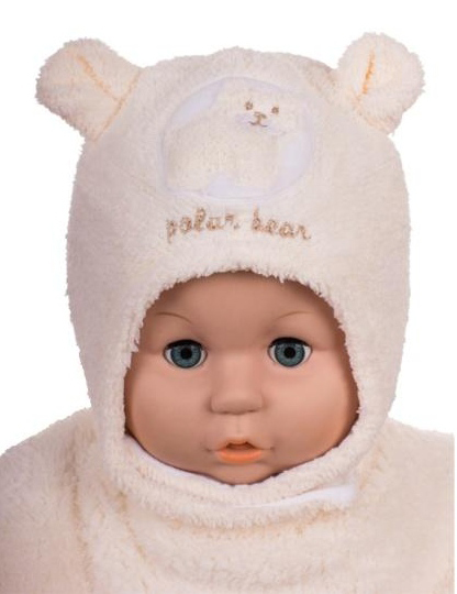 Čiapka Z-Cz057 viazanie Bobík ivory maslová 38 40 42 46